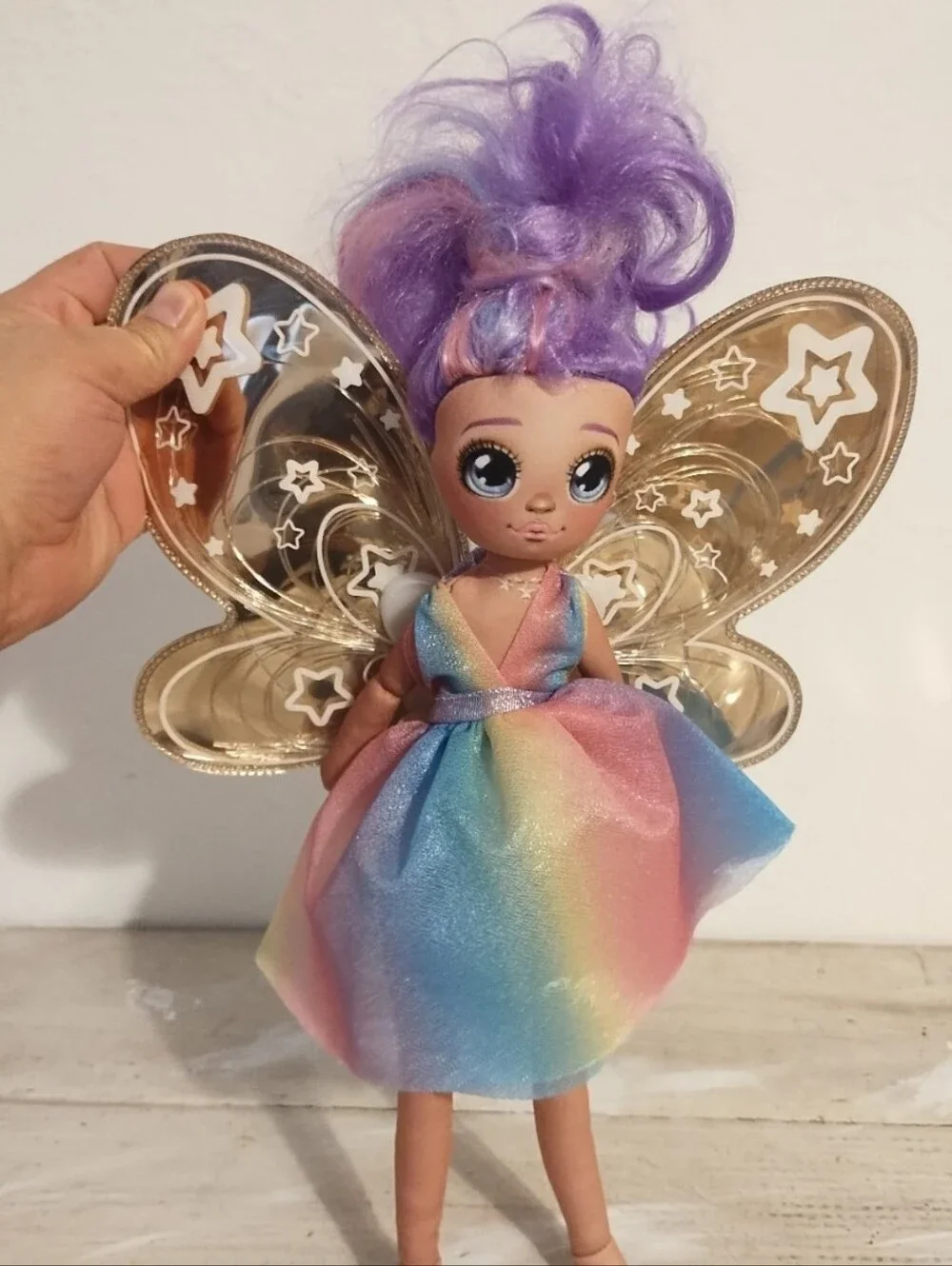 Dream Bright Stella Dream Seekers no Light Up doll fairy Glow Wings